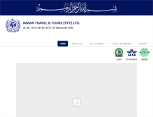 Tablet Screenshot of imrantravelandtour.com